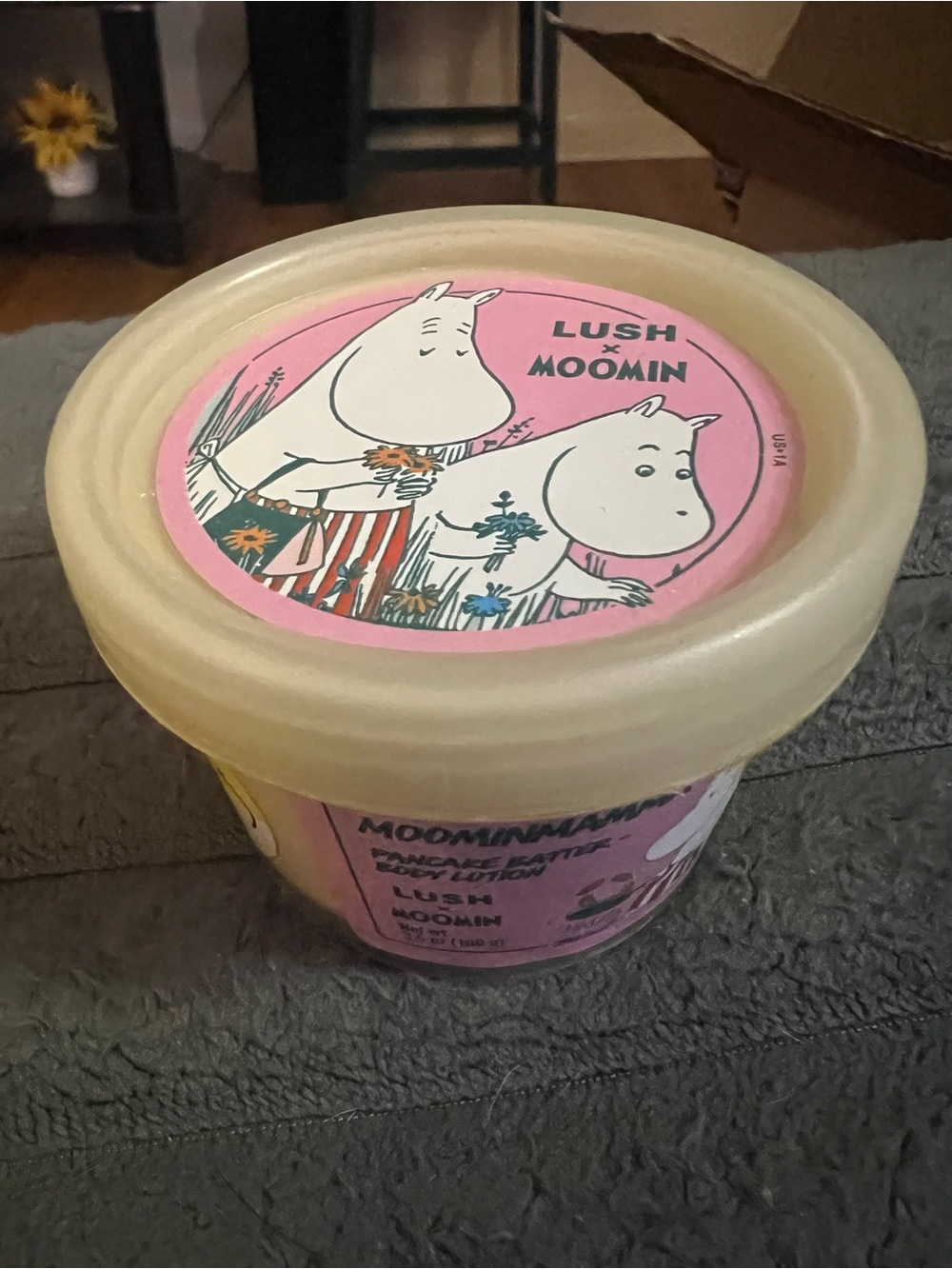 LUSH X MOOMINMAMAM PANCAKE BATTER BODY LOTION EARLY ACCESS 3.5 oz NEW